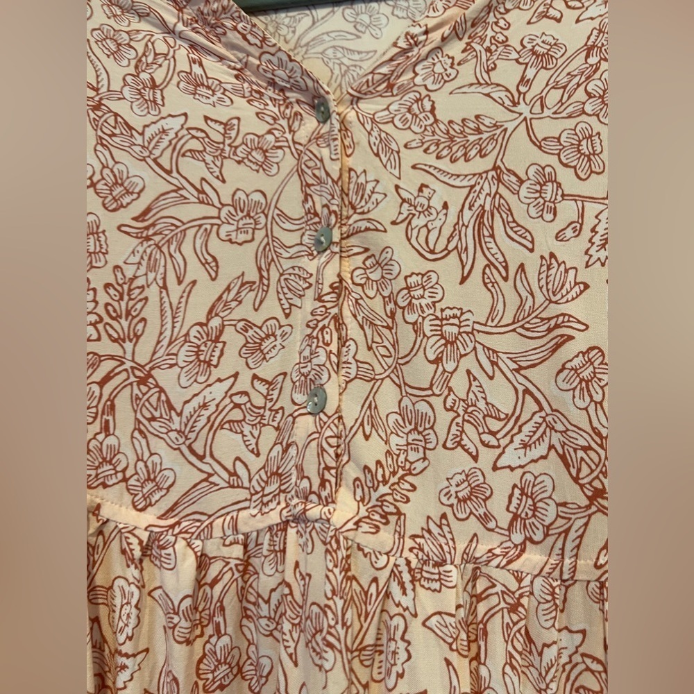 Floral Peasant Blouse - Picture 4 of 6